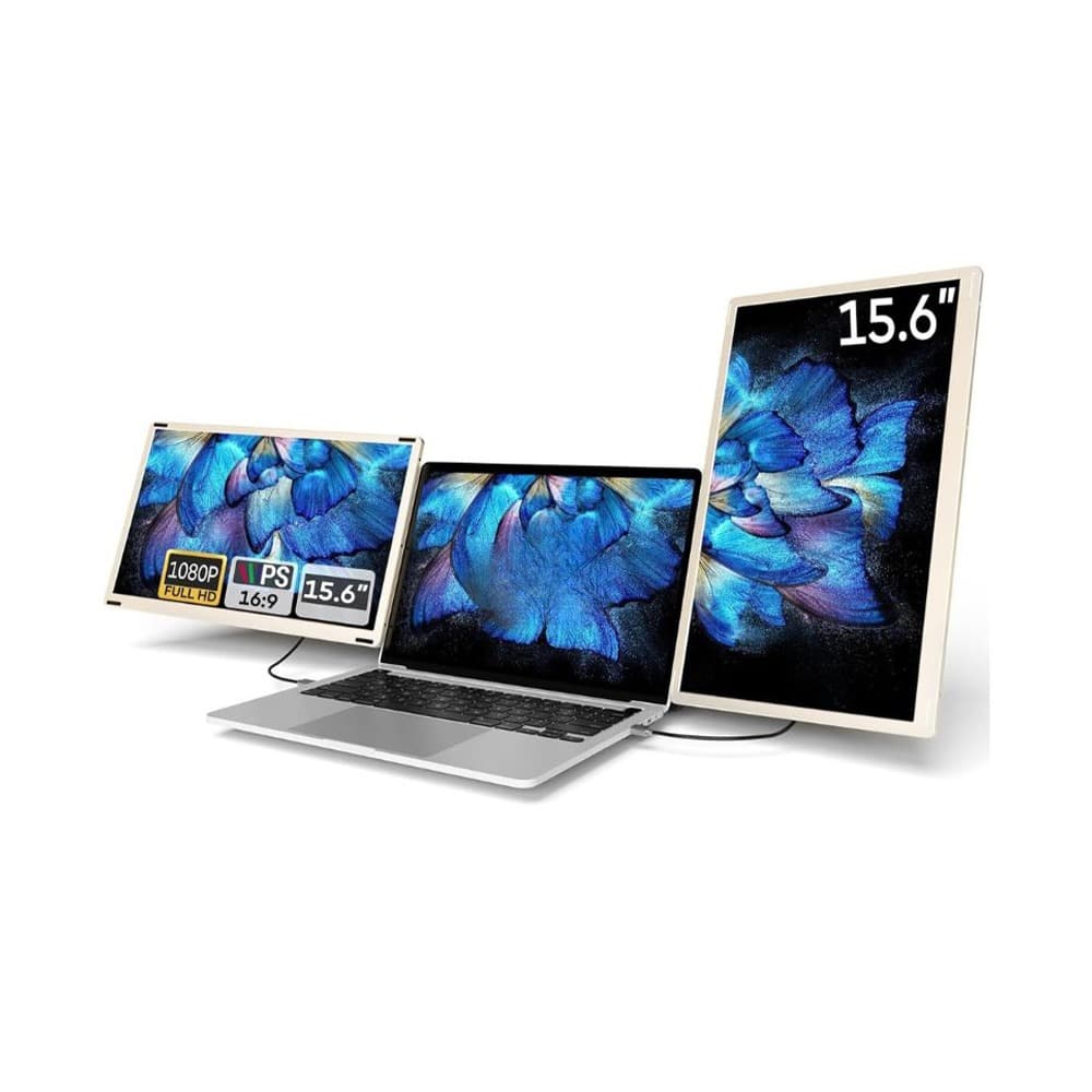 V2com 15.6″ inch Triple Laptop Screen Extender S6