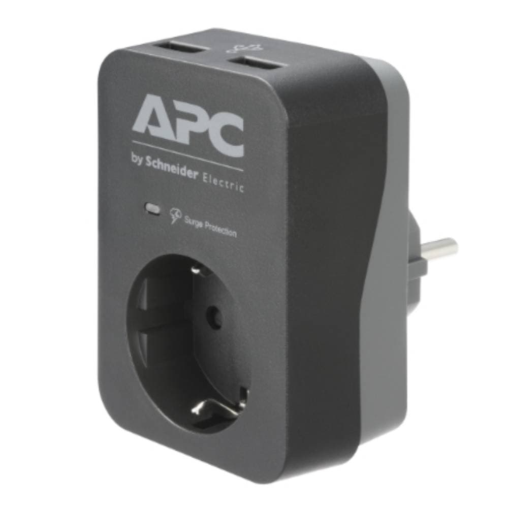 APC Essential SurgeArrest 1 Outlet 2 USB Ports 230V Germany 
