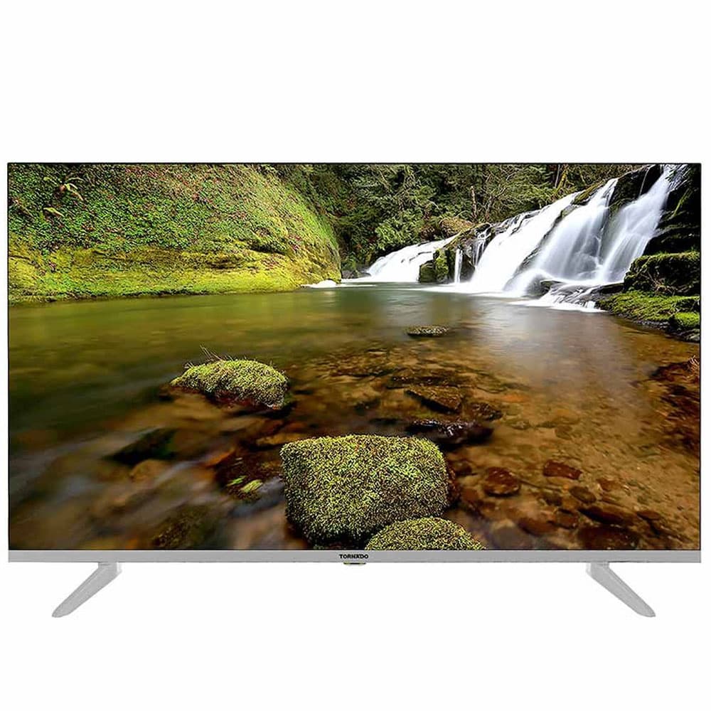 تورنيدو تليفزيون 55 بوصة 4K بدون اطار اندرويد مع ريسيفر بلت ان - اسود - 55UA5300E