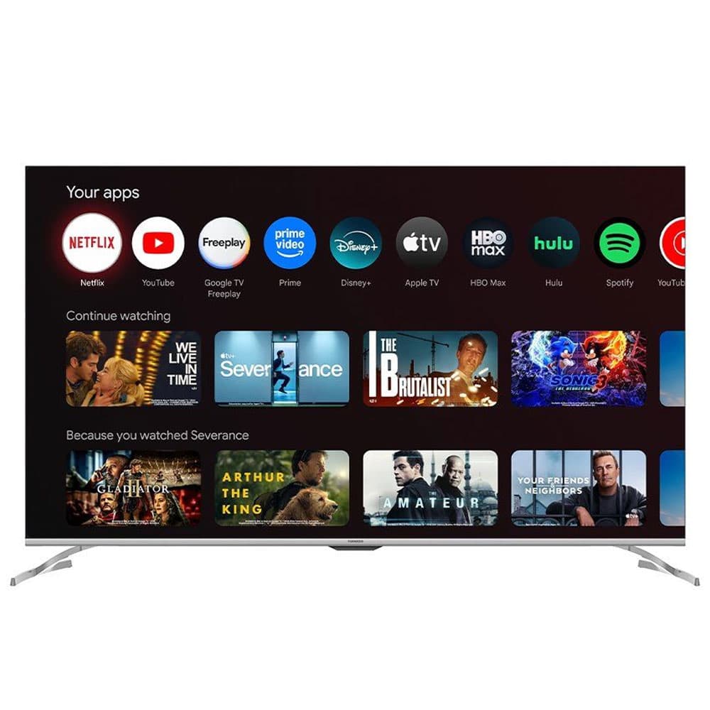 تورنيدو تليفزيون 55 بوصة 4K سمارت QLED بدون اطار مع ريسيفر بلت ان - 55QA3400G