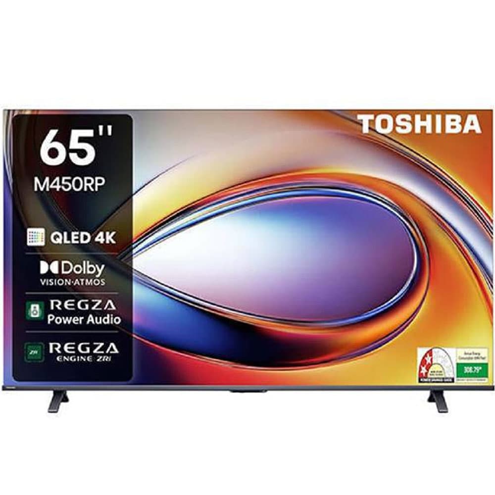 Toshiba TV 65 Inch Smart - 4K UHD QLED With Built-In Receiver - 65M450RP