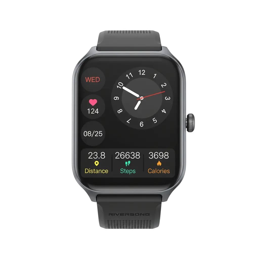 Riversong Motive 7E Smart Watch SW75 - Space Gray