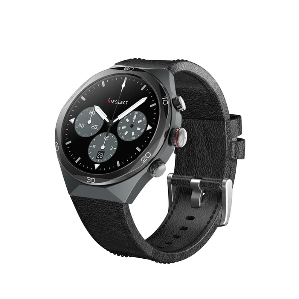 Kieslect AI Elite2 Smart Watch Leather YFT2194EU - Titan Black