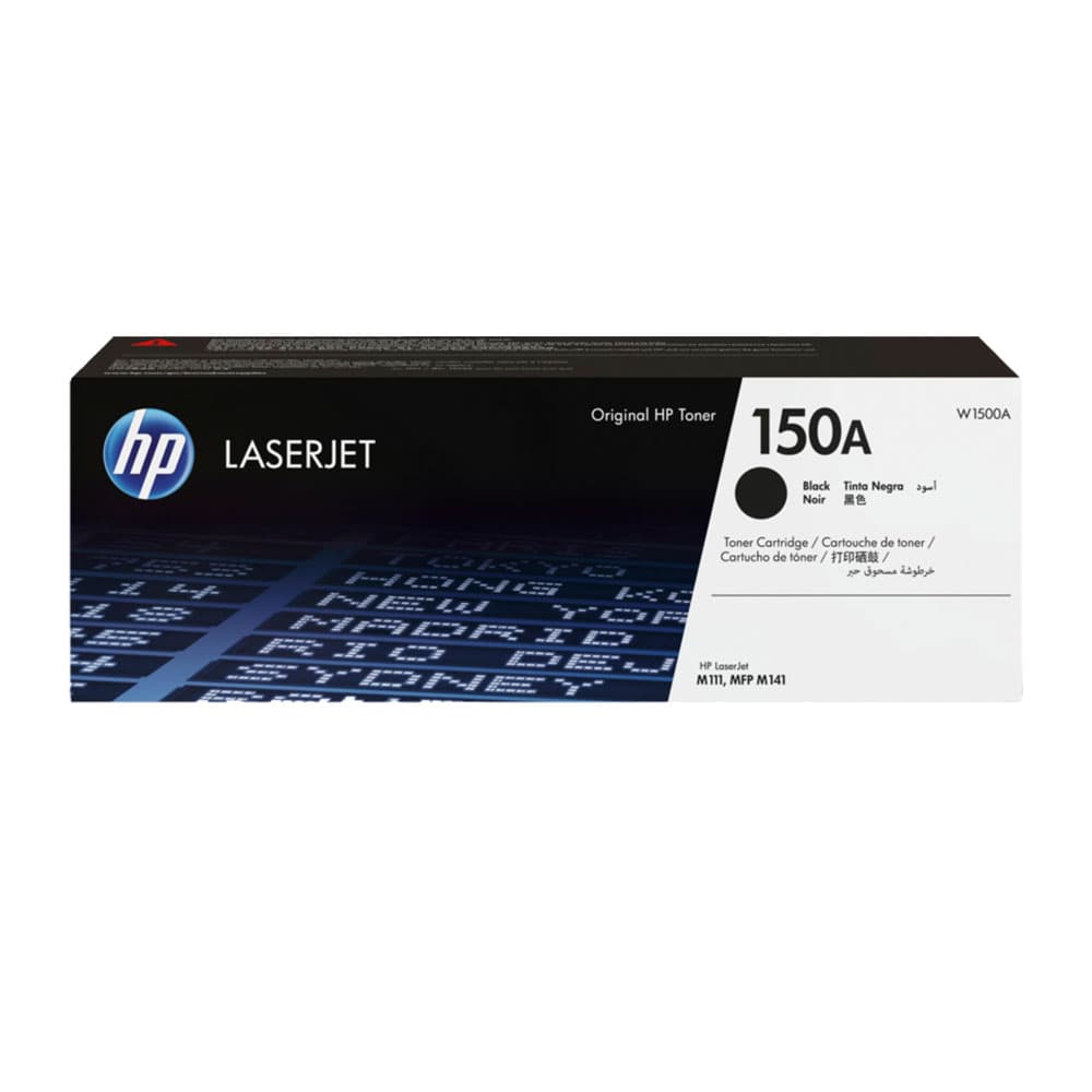 HP 150A Black Original LaserJet Toner Cartridge - W1500A
