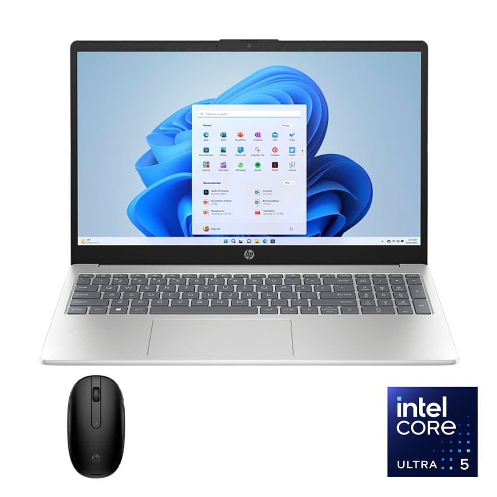 اتش بى 15-fd2000ne لاب توب - انتل® كور™ الترا 5-225U - رامات 16جيجا بايت - هارد ديسك 512 جيجا بايت SSD - جرافيك Intel® integrated - شاشة 15.6" FHD - ويندوز11 - فضي