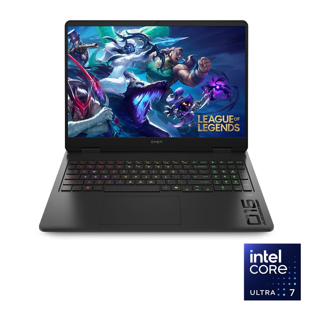 HP Omen 16-am0054ne Laptop - Intel® Core™ Ultra 7-255H - 24GB - 512GB SSD - NVIDIA® GeForce RTX™ 5050 8GB - 16" 2K 144Hz - Win11 - Shadow Black