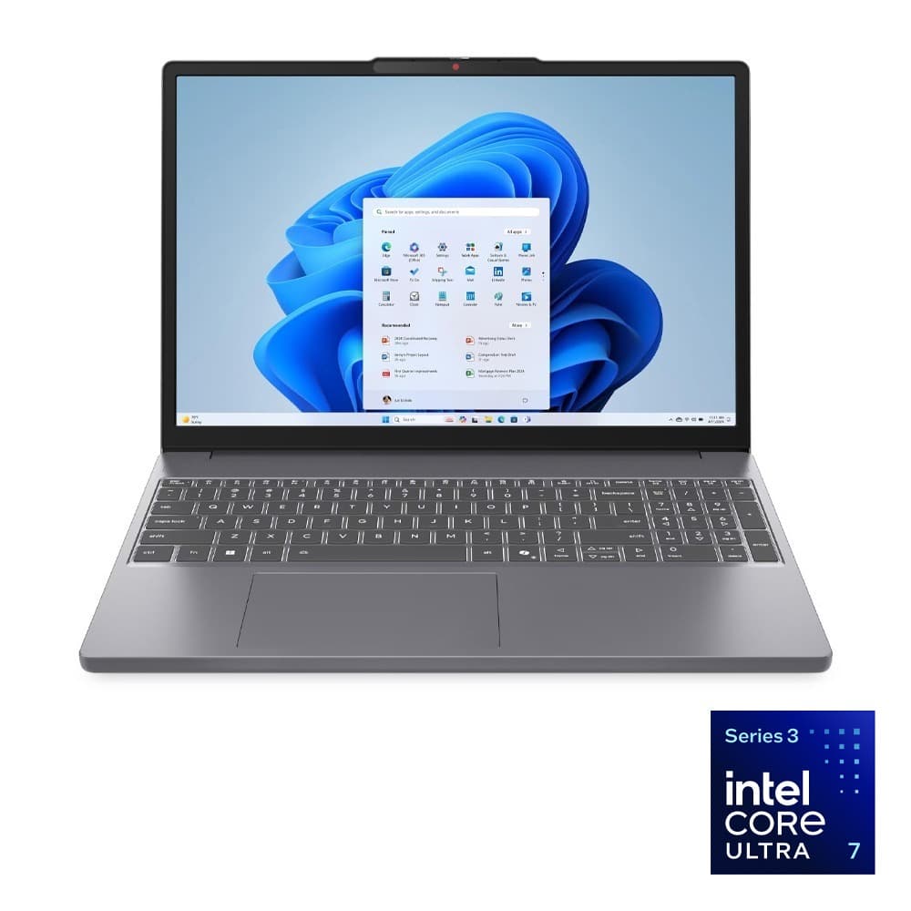 Lenovo IdeaPad Slim 3 15IPH11 Laptop - Intel® Core™ Ultra 7-355 - 16GB - 512GB SSD - Integrated Intel® Graphics - 15.3" WUXGA 60Hz - Win11 - Luna Grey