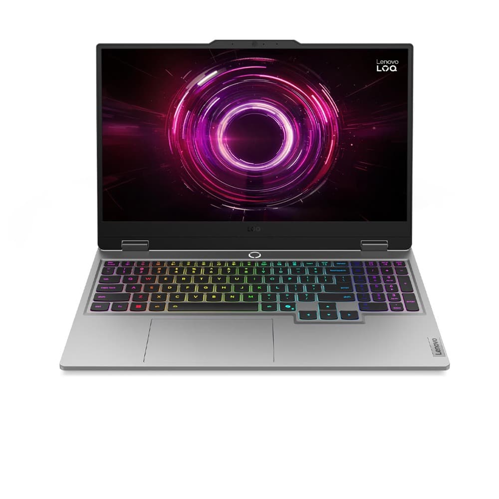 Lenovo LOQ 15AHP10 Laptop - AMD Ryzen™ 7-250 - 16GB - 512GB SSD - NVIDIA® GeForce RTX™ 5050 8GB - 15.6" FHD 144Hz - Luna Grey