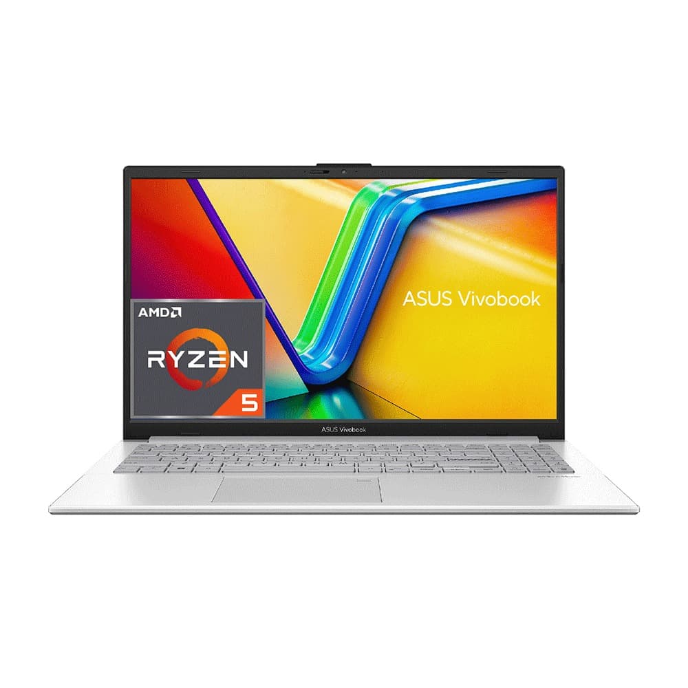 ASUS Vivobook Go 15 E1504FA-NJ005W Laptop - AMD Ryzen R5-7520U - 8GB - 512GB SSD - AMD Radeon Graphics - 15.6'' FHD - Win11 - Cool Silver
