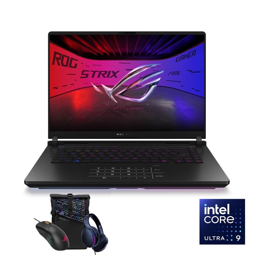 اسوس ROG Strix SCAR 18 G835LX-AI464W لاب توب - انتل كور™ الترا 9-275HX - رامات 64 جيجا بايت - هارد ديسك 4 تيرا بايت SSD - جرافيك NVIDIA® GeForce RTX 5090 24GB - شاشة 18" 2.5K Mini LED بوصه 240 هرتز - ويندوز11 - اسود