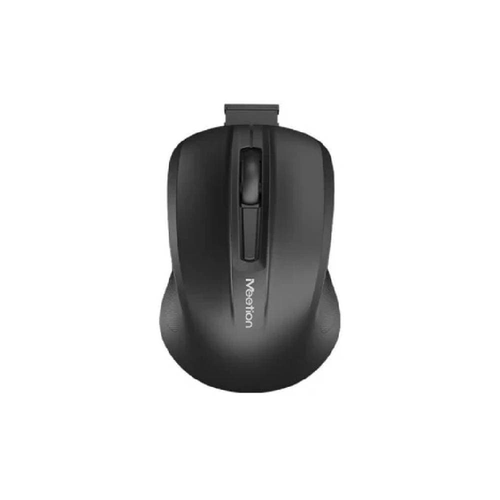 Meetion MiniGo Small Travel 2.4Ghz Cordless Cute Mini Wireless Mouse - Black