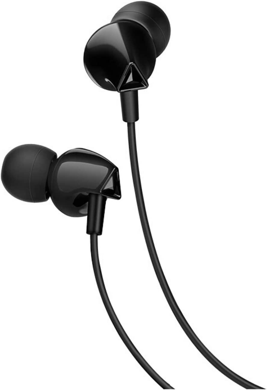 HOCO M60 Perfect sound universal earphones with mic black-1