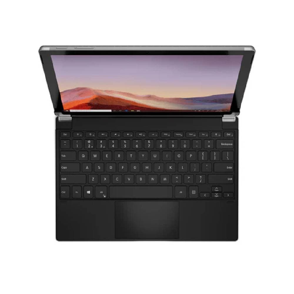 لوحة مفاتيح بريدج BRY7012 اللاسلكية Pro+ مقاس 12.3 بوصة مع لوحة لمس لأجهزة Surface Pro 4 و5 و6 و7 - أسود