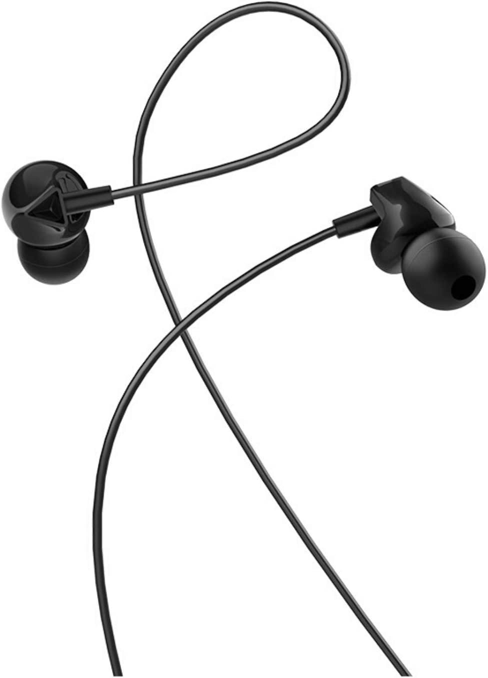 HOCO M60 Perfect sound universal earphones with mic black-2