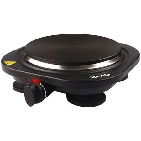 Mienta Travelmate Hot Plate, 1500 Watt - Black, HP41125A