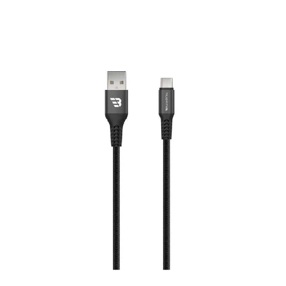 BayKron Premium Cable 15W USB-A to USB-C Charge and Sync 3M - Black