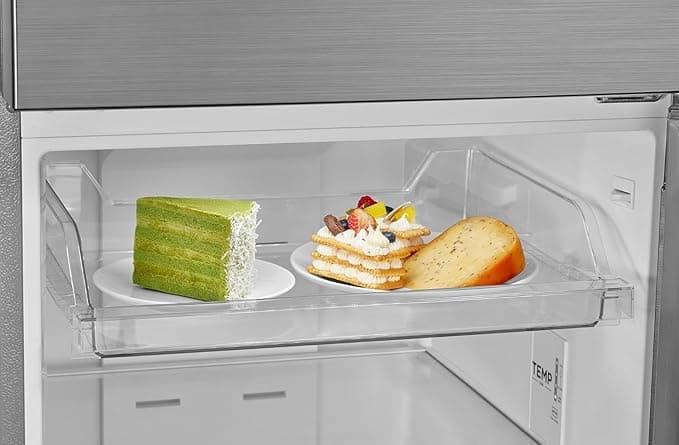 Midea No Frost Refrigerator, 338 Liters, Stainless Steel - MDRT489MTN46