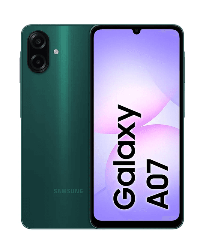 Samsung A07 Dual Sim, 128GB, 4GB Ram, 4G - Green