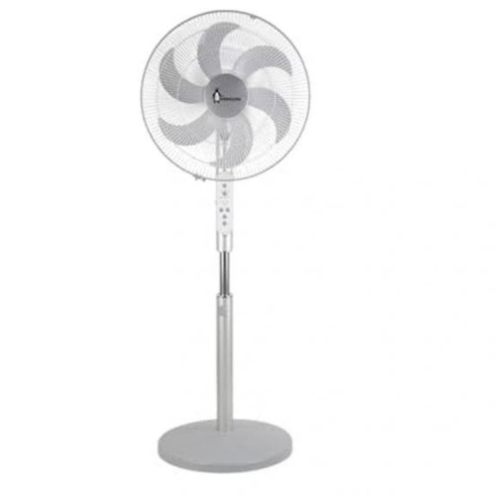 Penguin Breeze Pro Digital Stand Fan With Remote Control, 18 Inch - Silver