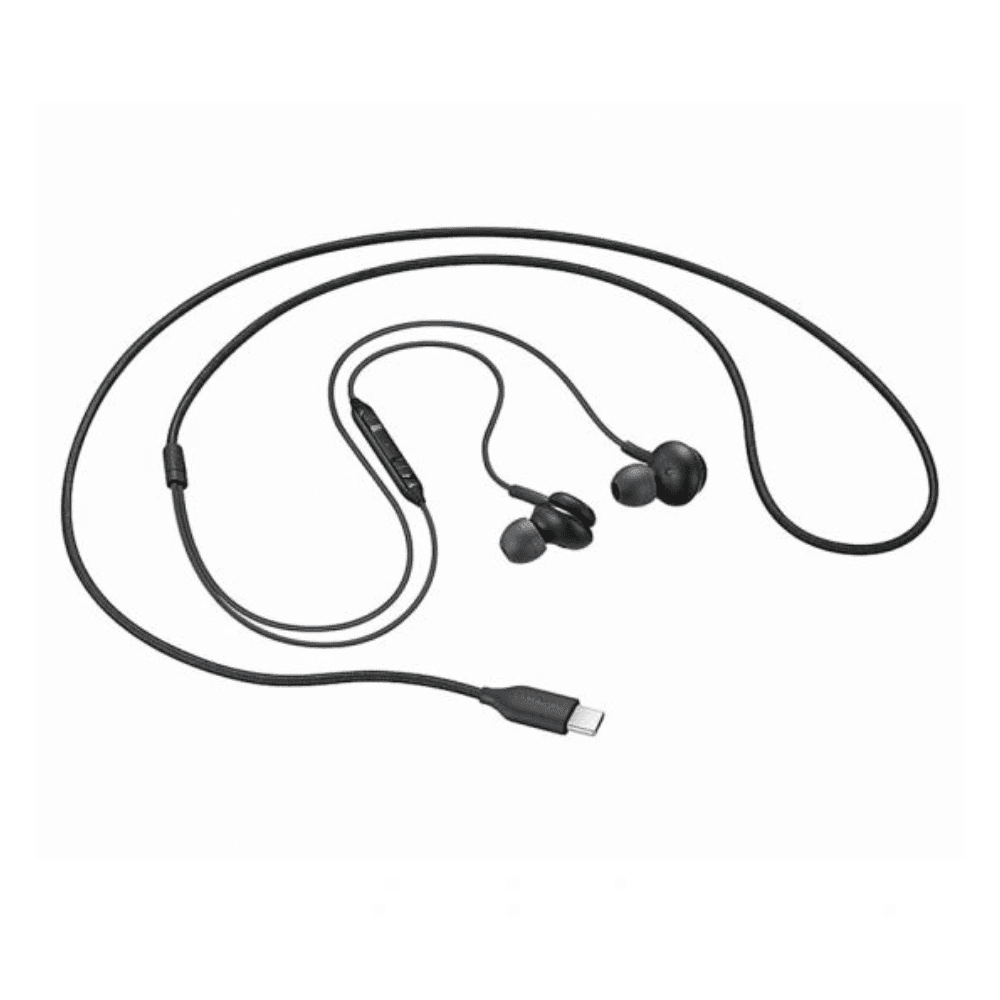 سماعات أذن سامسونج AKG TYPE-C - اسود، EO-IC100BBEGWW