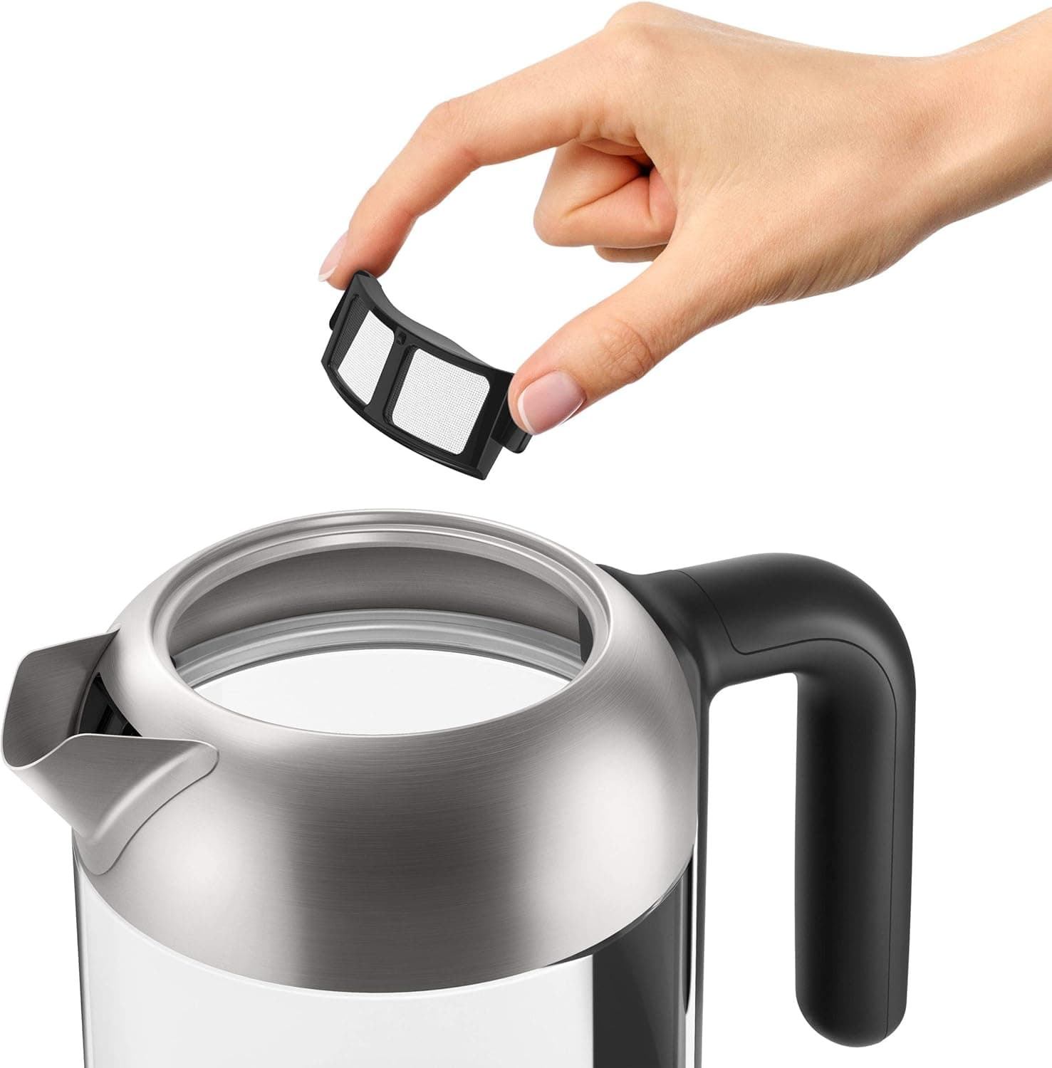 Philips Glass Electric Kettle, 2200W, 1.7L - Silver, HD9339