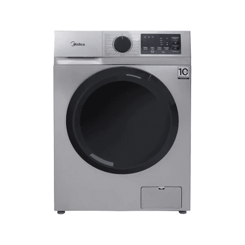 غسالة ملابس ميديا، فل أتوماتيك، 7 كيلو جرام، انفرتر، MFN09W70B/S - فضي