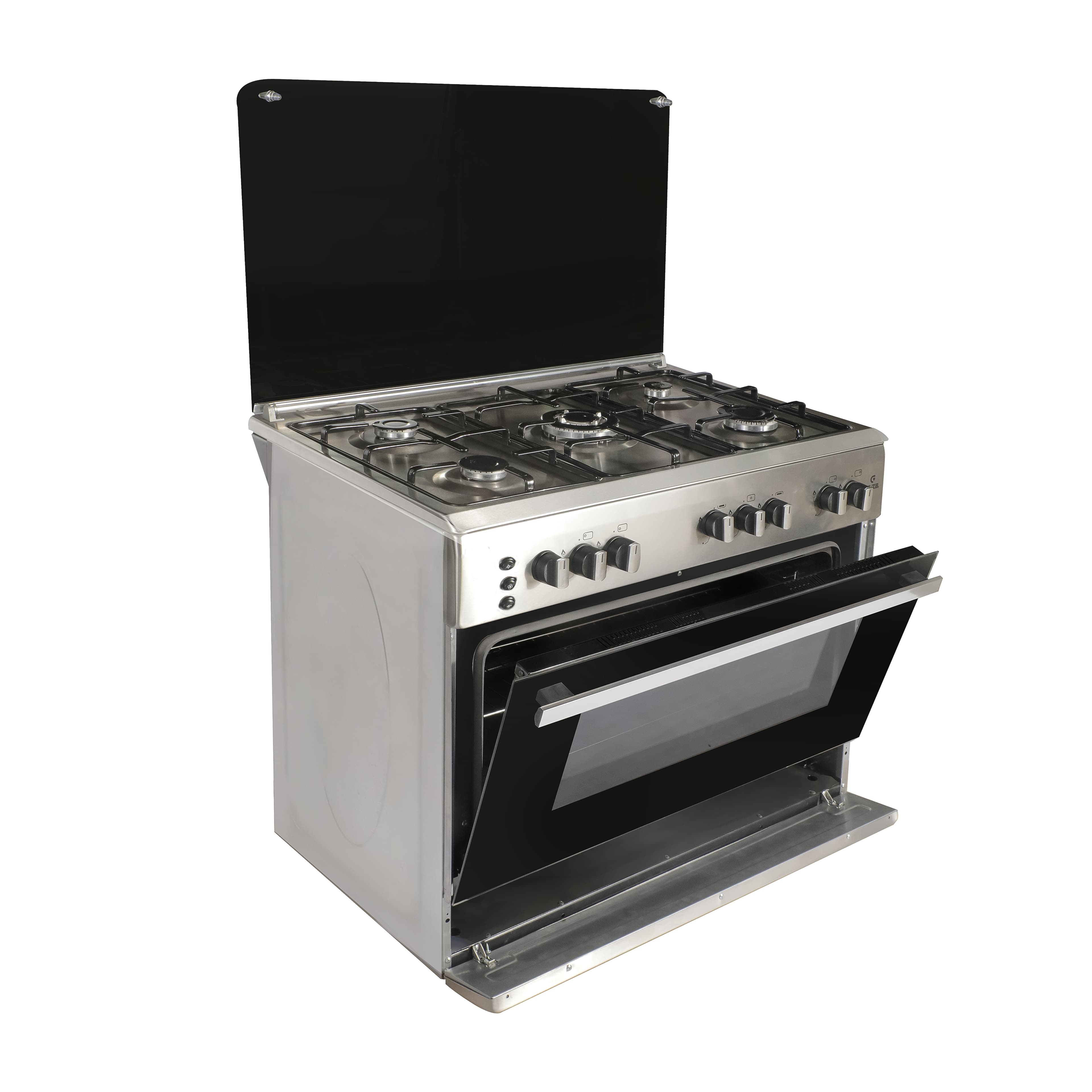 Guzel Cooker Standard, Stainless steel, 5 Burners, 60x90 - Silver