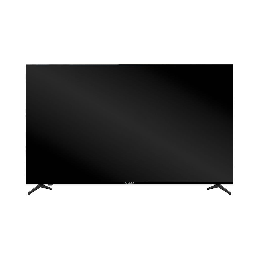 Sharp TV, 55 inch, 4K, Smart, Frameless, 4T-C55FJ16EX - Black