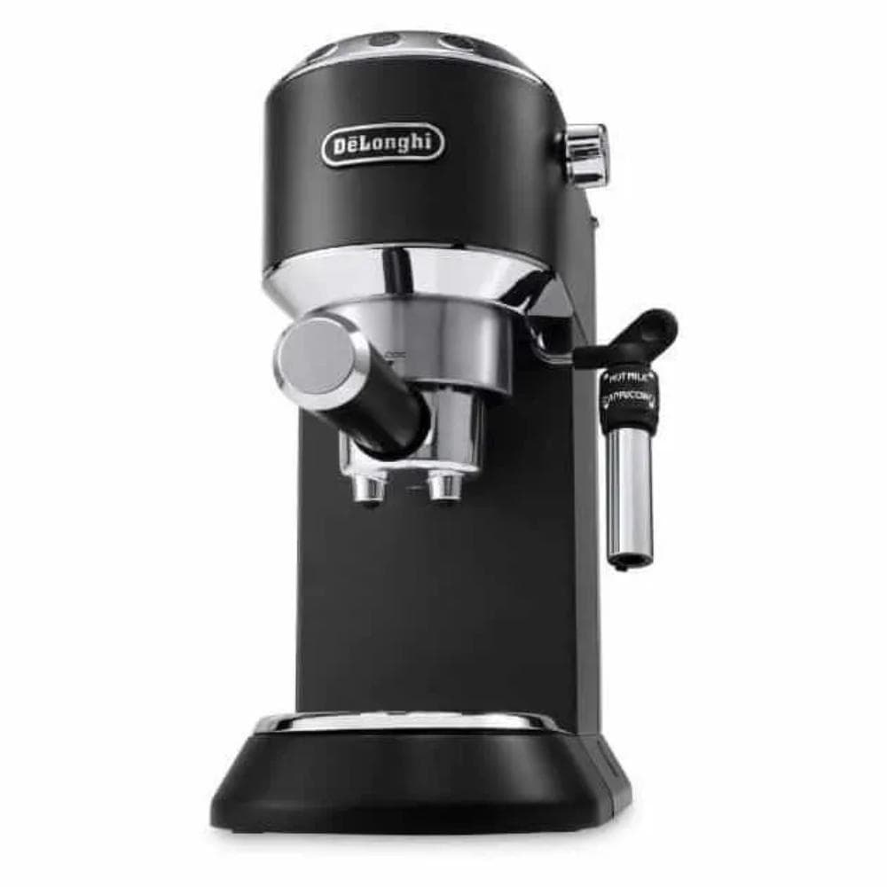 De’Longhi Dedica Style Manual Espresso Coffee Machine, 1300 Watt, 15 Bar, Black - EC685.BK