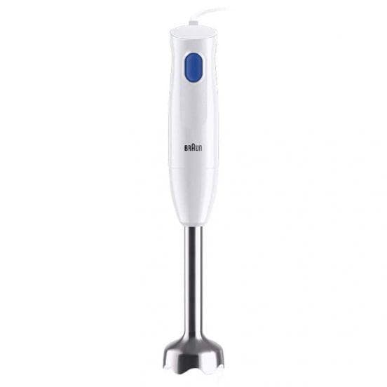 Braun MultiQuick 1 Hand Blender, 450 Watt, 600 ml, with Whisk and Chopper, MQ10.202MWH - White