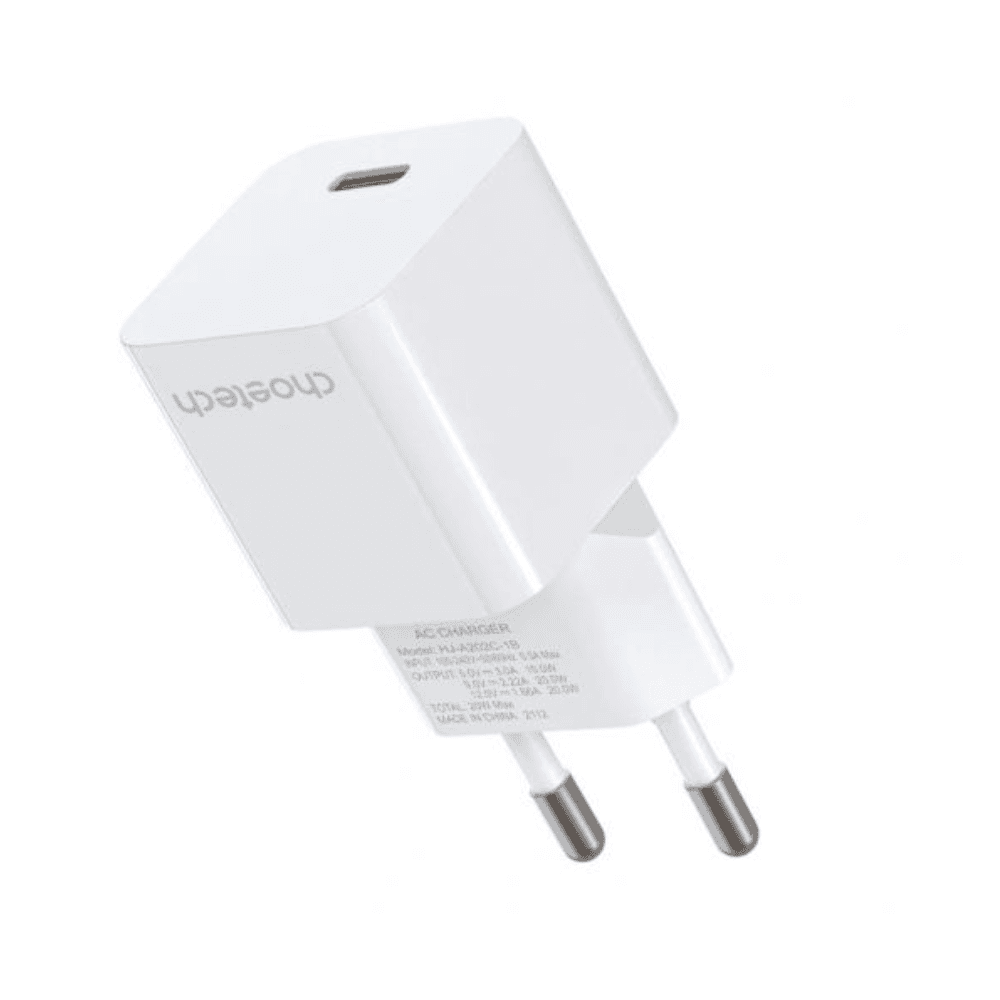 Choetech PD5010 USB-C PD Wall Charger 20W - White