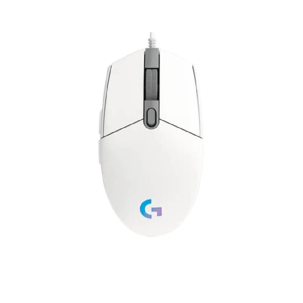 Logitech Mouse Gaming Wired G102 - White