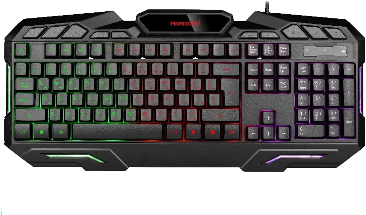 MediaTech MT-G888 Keyboard Gaming Keyboard - Black
