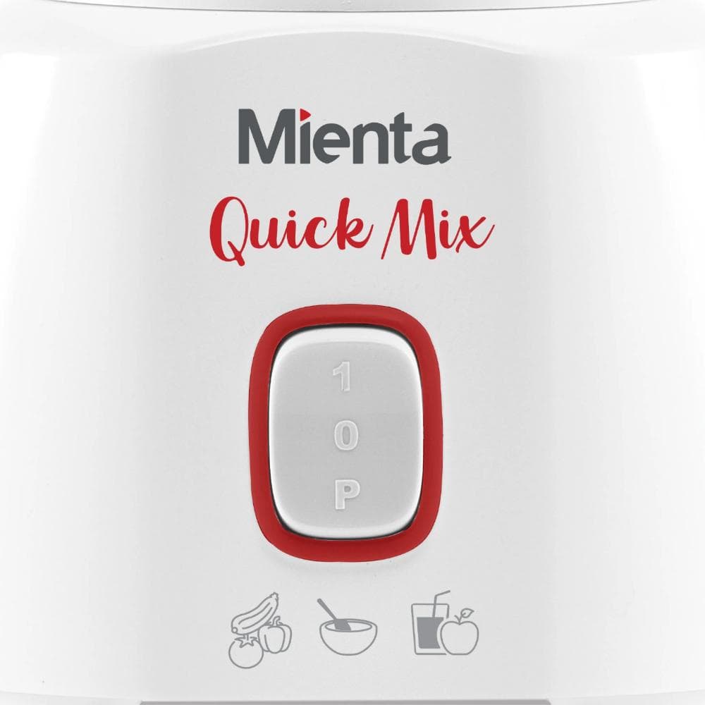 Mienta Quick Mix Blender, 1.75 Liter, 450 Watt, BL1261E - White