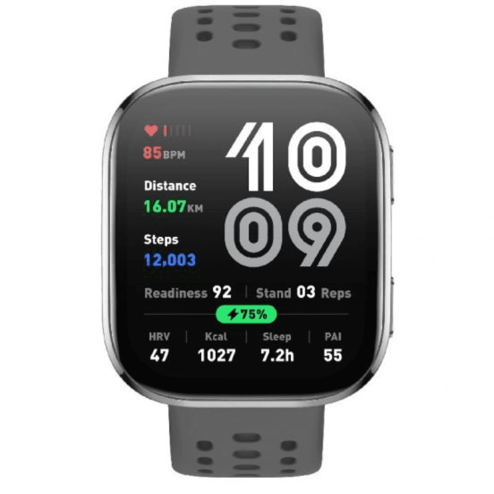 Amazfit Bip 6 Smart Watch, 1.97" - Charcoal