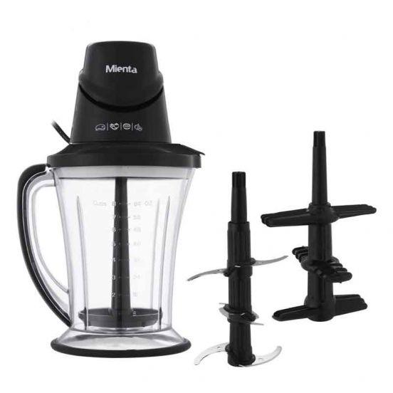 product-Mienta | Chopper, 500 Watt, 2 Liter, CH23738A - Clear Black