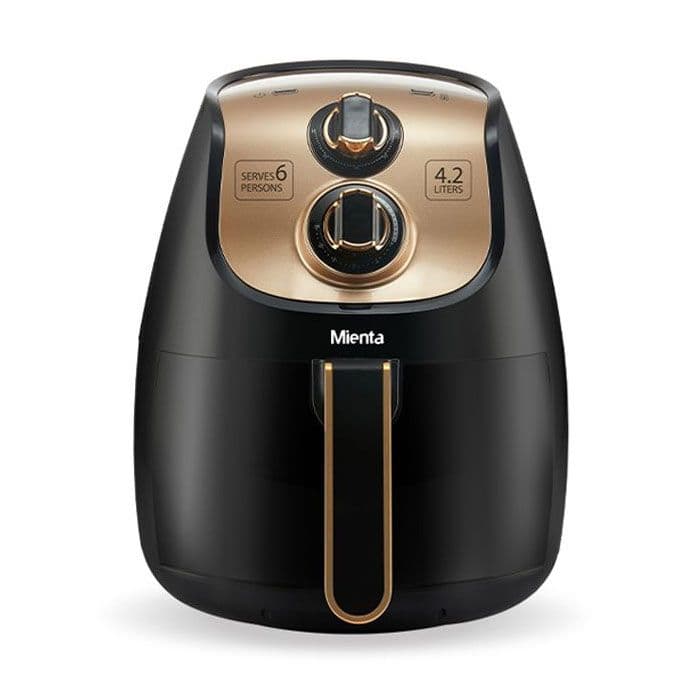 Mienta Supreme Air Fryer 4.2 Liters 1500 Watt - Black and Gold - AF47434A