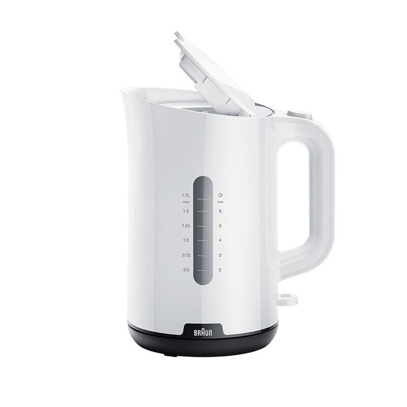 Braun Breakfast Kettle, 2200 Watt, 1.7 Liter, WK1100 - White
