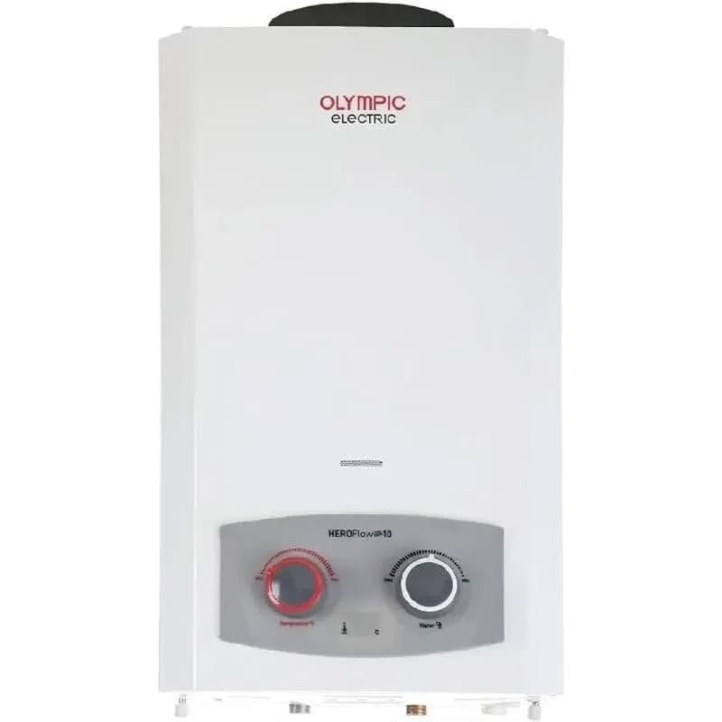 Olympic Electric Digital Gas Water Heater, 10 Liter, White - 945105580