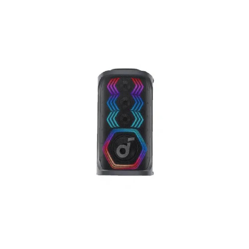 Anker SoundCore Rave 3S AI Party Speaker With 2 Wireless Microphones, 200W - Black