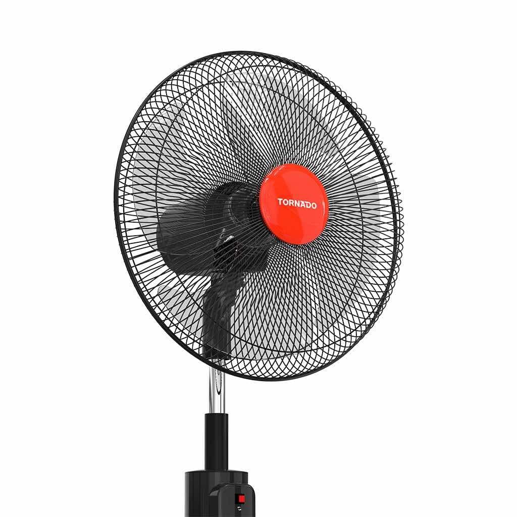Tornado Stand Fan, 16 Inch, 4 Blades, EFS111M - Black