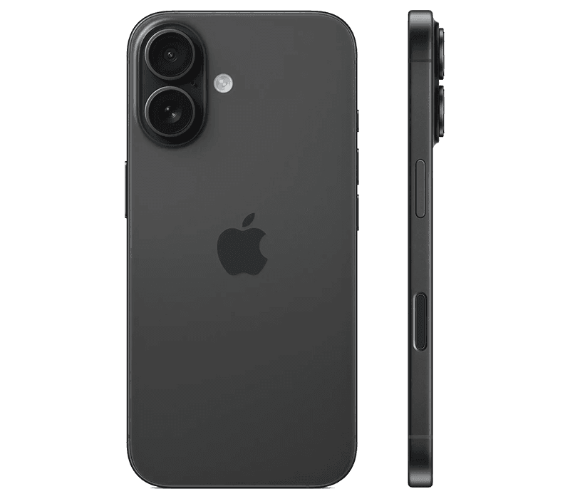 Apple iPhone 16 Single SIM, 128GB, 8GB RAM, 5G - Black with airpods gift