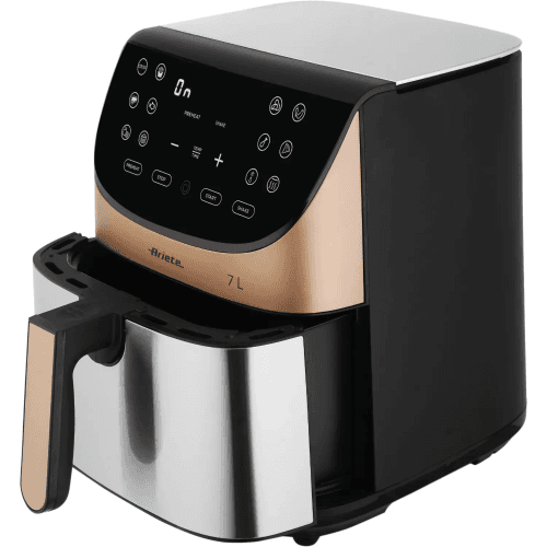 Ariete Digital Steel Fryer, 1800 Watt, 7 Liter, 4628 - Rose Gold
