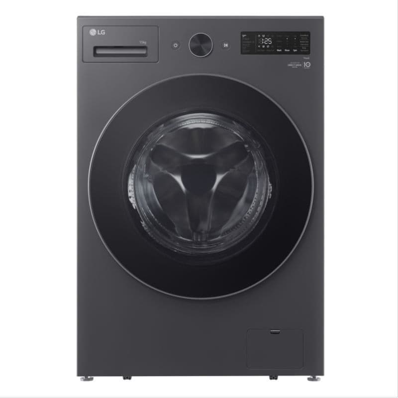 LG Automatic Washing Machine, 15 kg, F0Z6DYP24 - Black