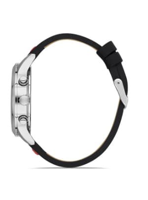 Daniel Klein Analog Dress Watch For Men, 44 mm, Leather Band - Black, DK.1.13290-1