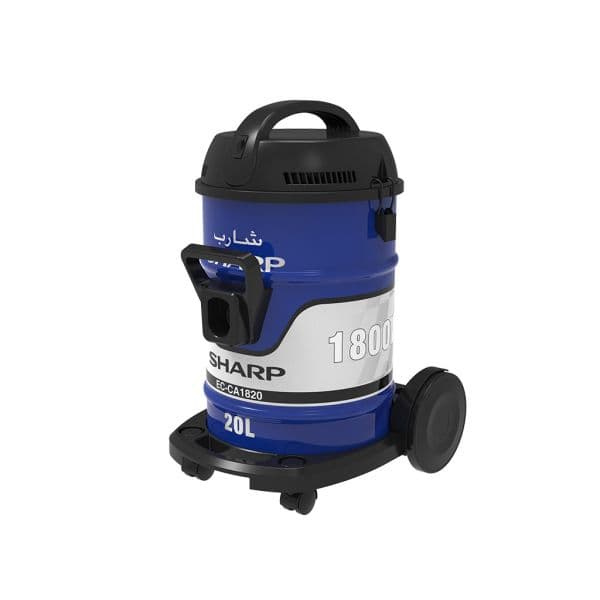 Sharp Barrel Vacuum Cleaner, 1800 Watt, Cloth Filter - Blue, EC-CA1820-X