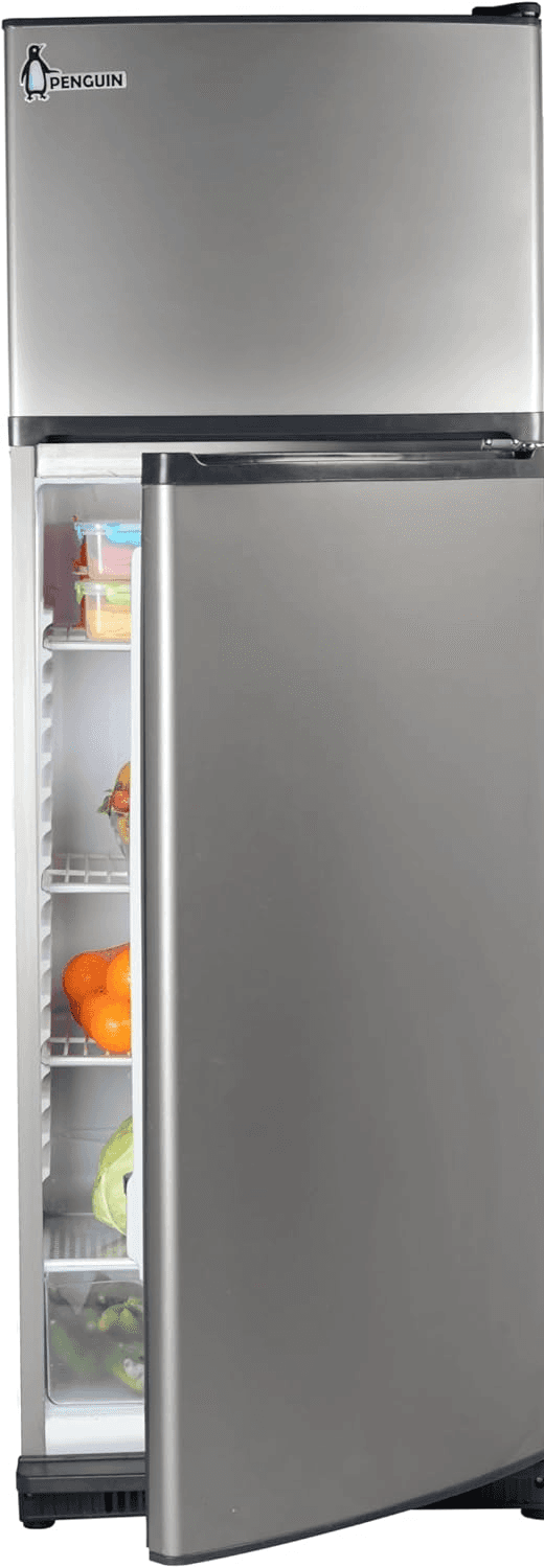 PENGUIN Refrigerator, 14 Feet, 340 L Defrost - Silver, FG390-SL
