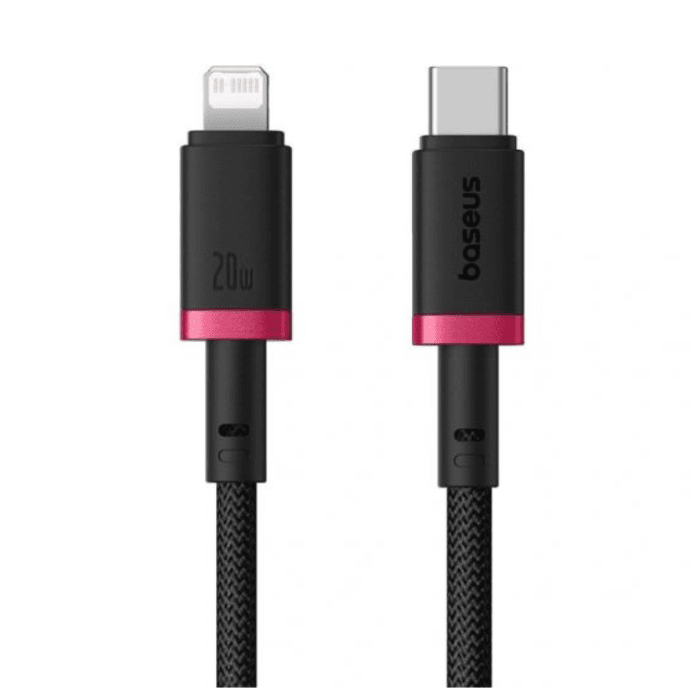 Baseus Cable Type-C To Lightning 20W 2M – Black Red