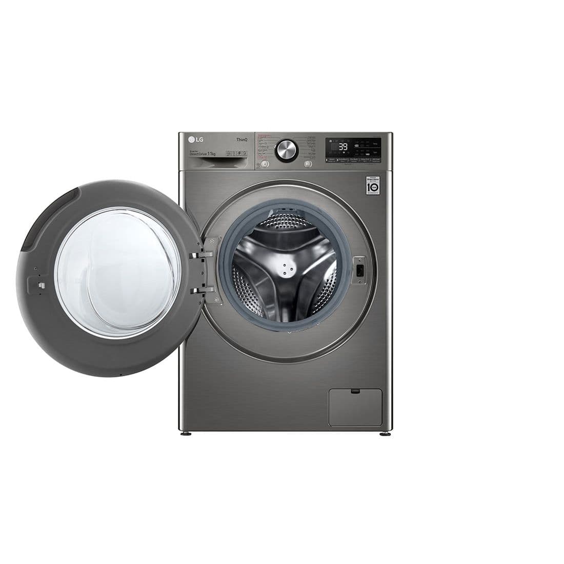 LG Vivace Fully Automatic Washing Machine, 11 kg, F4Y9EWG2PV - Silver