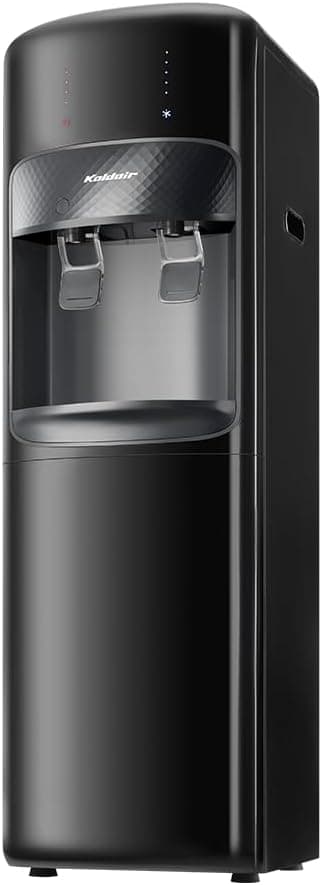 Koldair Water Dispenser Top-Load Freestanding, Two Taps Hot And Cold, Type A - Black
